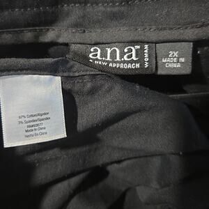 a.n.a. A New Approach Black Open Front Jacket – Women’s Size 2X